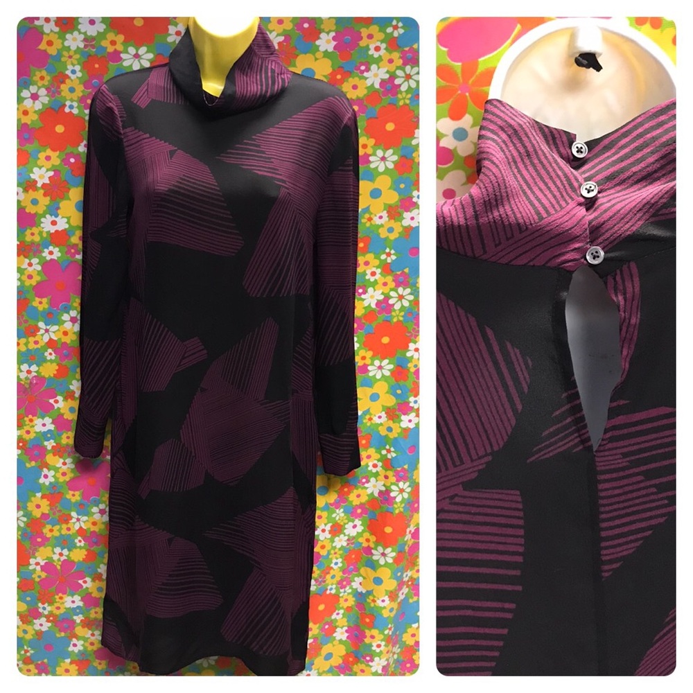 ✨Vintage Calvin Klein✨100% Silk Midi Dress